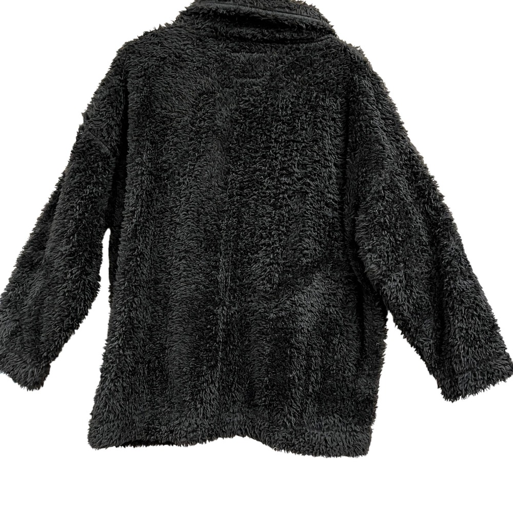 MNY‎ Marc New York Performance Women's 1X Black Sherpa Jacket Cozy Minimalist - Picture 8 of 10